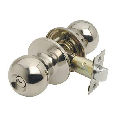 Image of Excel Architectural Entrance Bala Knobset with Adjustable Latch, Satinless, Polished Stainless Steel