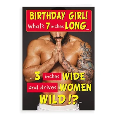 Image of Regal Publishing Humour Funny Birthday Card 7 inches long x 5