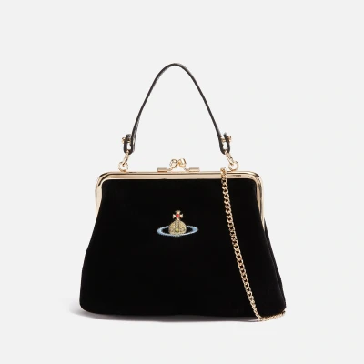 Image of Vivienne Westwood Granny Frame Velvet Purse
