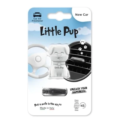 Image of Little Pup Car Air Freshener for Mounting on Any Vent, +/ 45 Days Freshness in the (New Car)