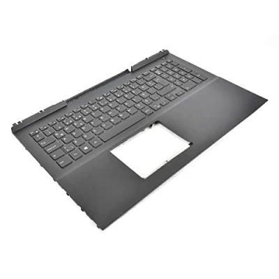 Image of Dell Inspiron 7566/7567 Palmrest &amp; TURKISH Backlit Keyboard 0MDC8K + 0163K2 (Renewed)