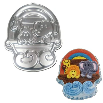 Image of 3D Animal Baking Pan Aluminum Cake Mold DIY Birthday Mould Kitchen Supplies