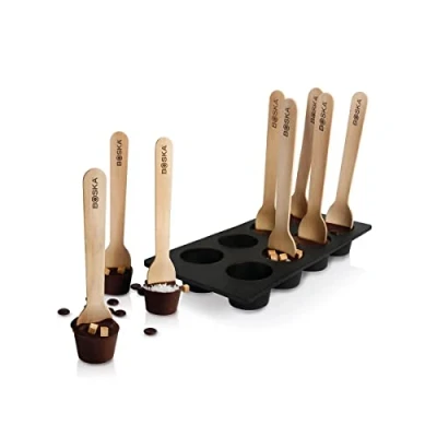 Image of BOSKA Chocolate Mold, Silicone, Choco Spoon Maker Kit
