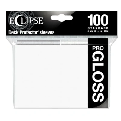 Image of Ultra Pro 88 15600 Eclipse Gloss Standard Sleeves (100 Pack) Arctic White