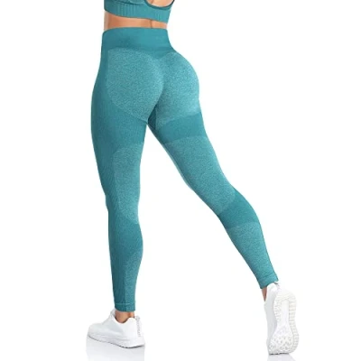 Image of ShinyStar Women&#039;s Seamless High Waisted Yoga Leggings Stretch Gym Workout Running
