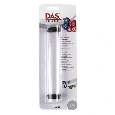 Image of DAS Smart Clay Acrylic Roller Tool, Adjustable Rolling Thickness, Ideal for Professionals &amp; Hobbyists