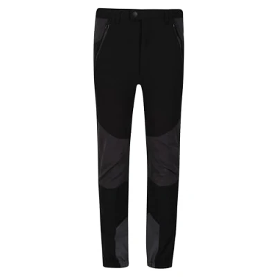 Image of Regatta Kids&#039; Tech Mountain Walking Trousers Black