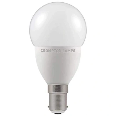 Image of Crompton LED Round Thermal Plastic 5.5W 2700K SBC B15d