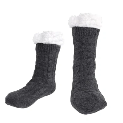 Image of Men Slipper Winter Socks, Theraml Bed Socks Warm Fluffy Fleece Lined Non Slip Cosy Cabin Extra Thick Super Soft Sock Xmas Thermal