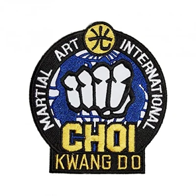 Image of Martial Arts Embroidered Patches Badges Choi Kwang Do Patch
