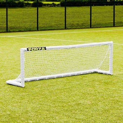 Image of FORZA PVC Mini Hockey Goal 8ft x 2.5ft Weatherproof, Lightweight And Freestanding For Training Use [Net World Sports]