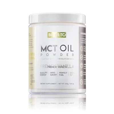 Image of BeKeto MCT Oil Powder French Vanilla 300G Great for Keto, Ketosis and Ketogenic Diets Zero Net Carbs energy boost