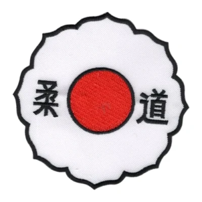 Image of Martial Arts Embroidered Patches Badges for Uniforms, Accesories Badge Kodankan Judo Patch