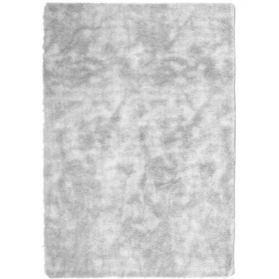 Image of vidaXL Shaggy Rug High Pile NAVARRA Silver Grey 160x230 cm Polyester