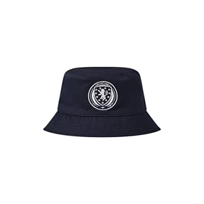 Image of FOCO Official Scotland Football Reversible Blue Bucket Hat