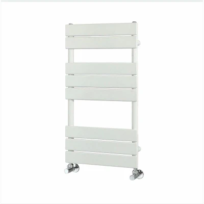 Image of Milano Lustro White Flat Panel Heated Towel Rail 825mm x 450mm