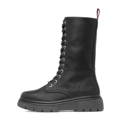 Image of Heavenly Feet Nomad Womens Black Calf Boot Size 6 UK