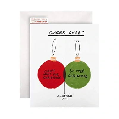 Image of Funny Christmas Card from Hallmark Croppers CupCycled™ Design