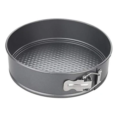 Image of Chef Aid Non Stick Spring Form Cake Tin, Round pan with Loose Base for Easy Release, Dishwasher, Fridge and Freezer Safe, 23cm / 9 inch Diameter