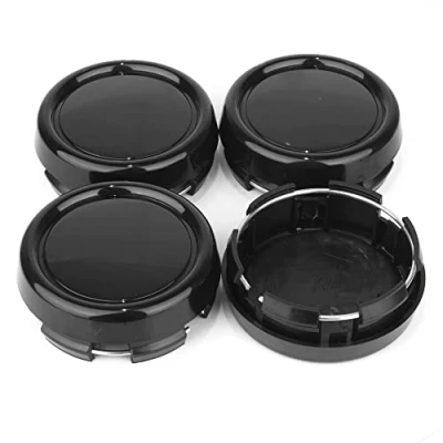 Image of RhinoTuning 4 PCS 79 mm Wheel Center Cap Compatible with S300 S600 C280 W230 C230 E200 W221 ML500 RS D RZ Z DF RG Penta Style Rims, OD: / 3.11&quot; ID: 73 2.87&quot; Black Hub Caps Trims