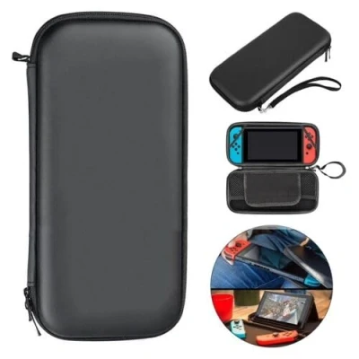 Image of Slim Armor For Nintendo Switch OLED EVA Hard Travel Case Cover Carrying Tough (Black)