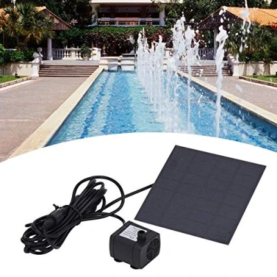 Image of Jeffergrill 1.2W miniature Brush less Solar Submersible Water Pump for Fountain, Pond, Aquarium