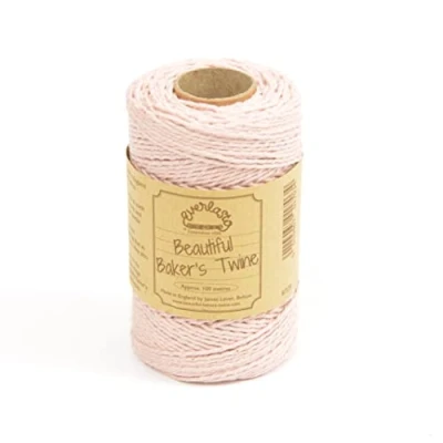 Image of 100m Everlasto &#039;Solid&#039; Beautiful Baker&#039;s Cotton Craft Twine (2mm Approx) (Cherry Blossom)