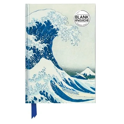 Image of Hokusai: The Great Wave (Foiled Blank Journal): Journal (Flame Tree Notebooks)