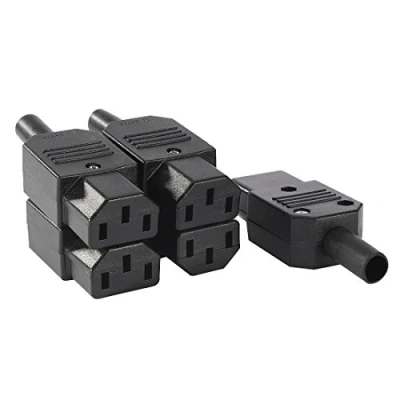 Image of sourcing map 5Pcs AC250V 10A IEC320 C13 Female 3 Terminals Power Adapter Connector