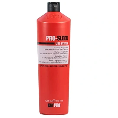 Image of KEPRO Kay PRO SLEEK Liss System Disciplining SHAMPOO for Straightened and Chemically Treated Hair 1000ml