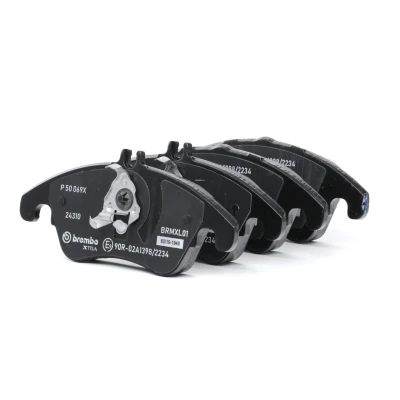 Image of 0004200105, 0054201020, 0054201320, 0054201620, 0064202820 Brake pad set BREMBO P 50 069X MERCEDES BENZ: E Class T modell, Saloon, CLS Coupe