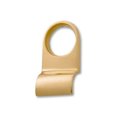 Image of Yale P 110 cylinder Pull, for 3.2cm diameter, Polished Brass Finish, Standard Security, Visi Packed, suitable Wooden doors