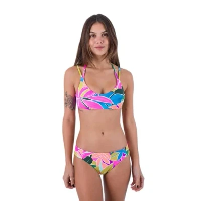 Image of Hurley Women&#039;s Max Island Pull On Top Bikini, Isla Multi, M