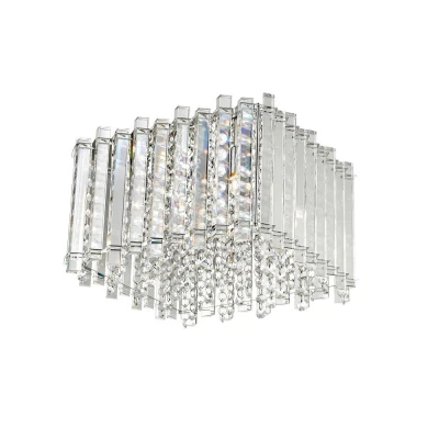 Image of Clara Ceiling Flush 4 Light Polished Chrome