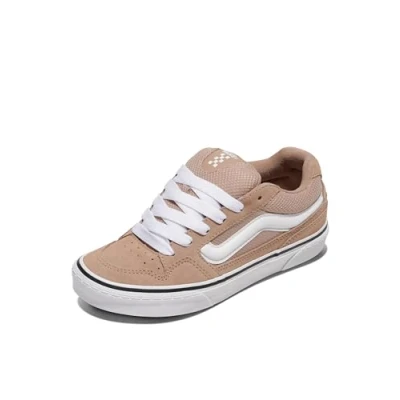 Image of Vans Women&#039;s Caldrone Sneaker, Suede Mesh Deep Taupe, 7.5 UK