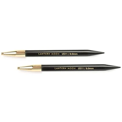 Image of Lantern Moon Interchangeable Needle Tips, Black, 13cm 8mm