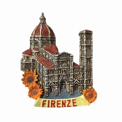 Image of 3D Florence Italy Fridge Magnet Travel Souvenir Gift Resin Craft Collection