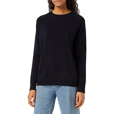 Image of FALKE Women&#039;s Long Sleeved Crew Neck, Womens, 64007, Night sky, M