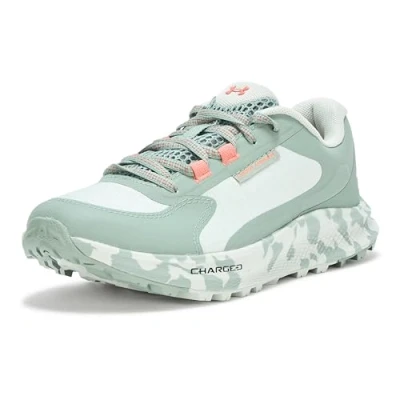 Image of Under Armour Bandit 3 Road running shoes, Women&#039;s, Size: 5.5, Hydro green/silica green/blush orange Textile/synthetics