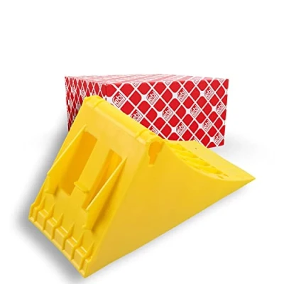 Image of febi bilstein 35650 Wheel Chock with a carrying handle, 1 unit