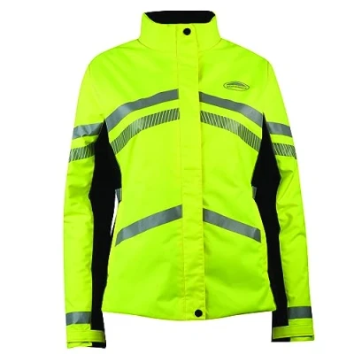 Image of Weatherbeeta Reflective Heavy Padded Waterproof Jacket, Hi Vis Yellow, Adults XL