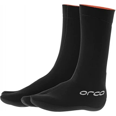 Image of ORCA Hydro Swim Neoprene Wetsuit Booties Black Thermal Warm Heat Layer Layers Unisex Size XXL