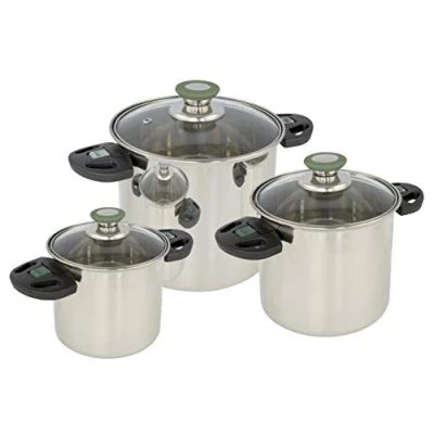 Image of Bo Camp Cookware set Elegance Compact 3 Stainless steel
