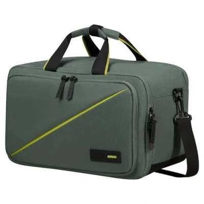 Image of American Tourister Take2Cabin Ryanair 3 Way Travel Bag, 40 cm, 25 L, Green (Dark Forest)