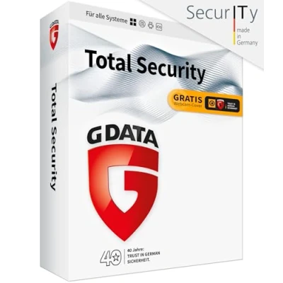 Image of G DATA Total Security 2020 1 Gerät Jahr Trust in German Sicherheit Virenschutz für Windows, Mac, Android, iOS DVD ROM