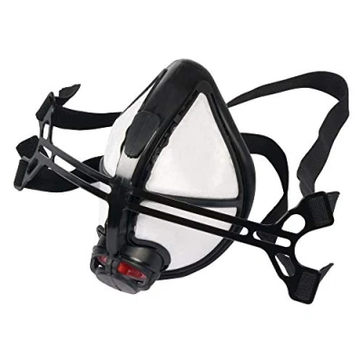 Image of Trend Air Stealth Lite Pro Respirator Dust Mask, Reusable Lightweight Frame &amp; Replaceable Mask Filter, STE/LP/ML, Black