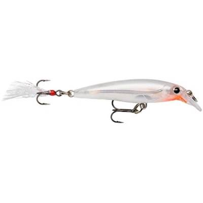 Image of Rapala X Rap Lure with Two No. 12 Hooks, 0.6 0.9 m Swimming Depth, 4 cm Size, Glass Ghost