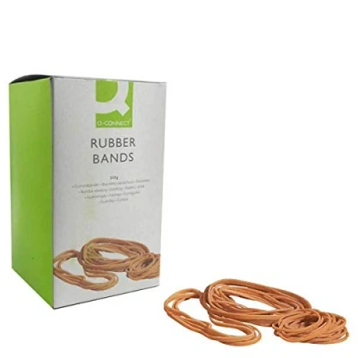 Image of Q Connect Rubber Bands No.89 152.4 x 12.7mm 500g KF10573+ FINCHLEY Pen Free