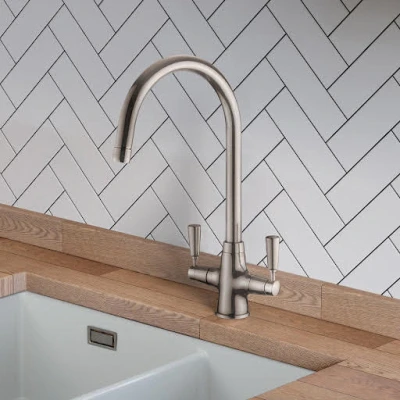 Image of Rangemaster TAC2BF/BF AQUACLASSIC 2 TAP Brush Finish Kitchen