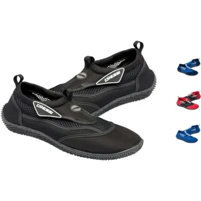 Image of Cressi Unisex Reef Water Shoes, Black, EU 36 UK 4